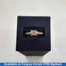 Women's Ring - White Gold 10k (.417) 2.4 grams Size 7.5