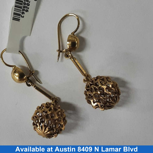 Pearl Earrings - Yellow Gold 18k (.750) 6.1 grams