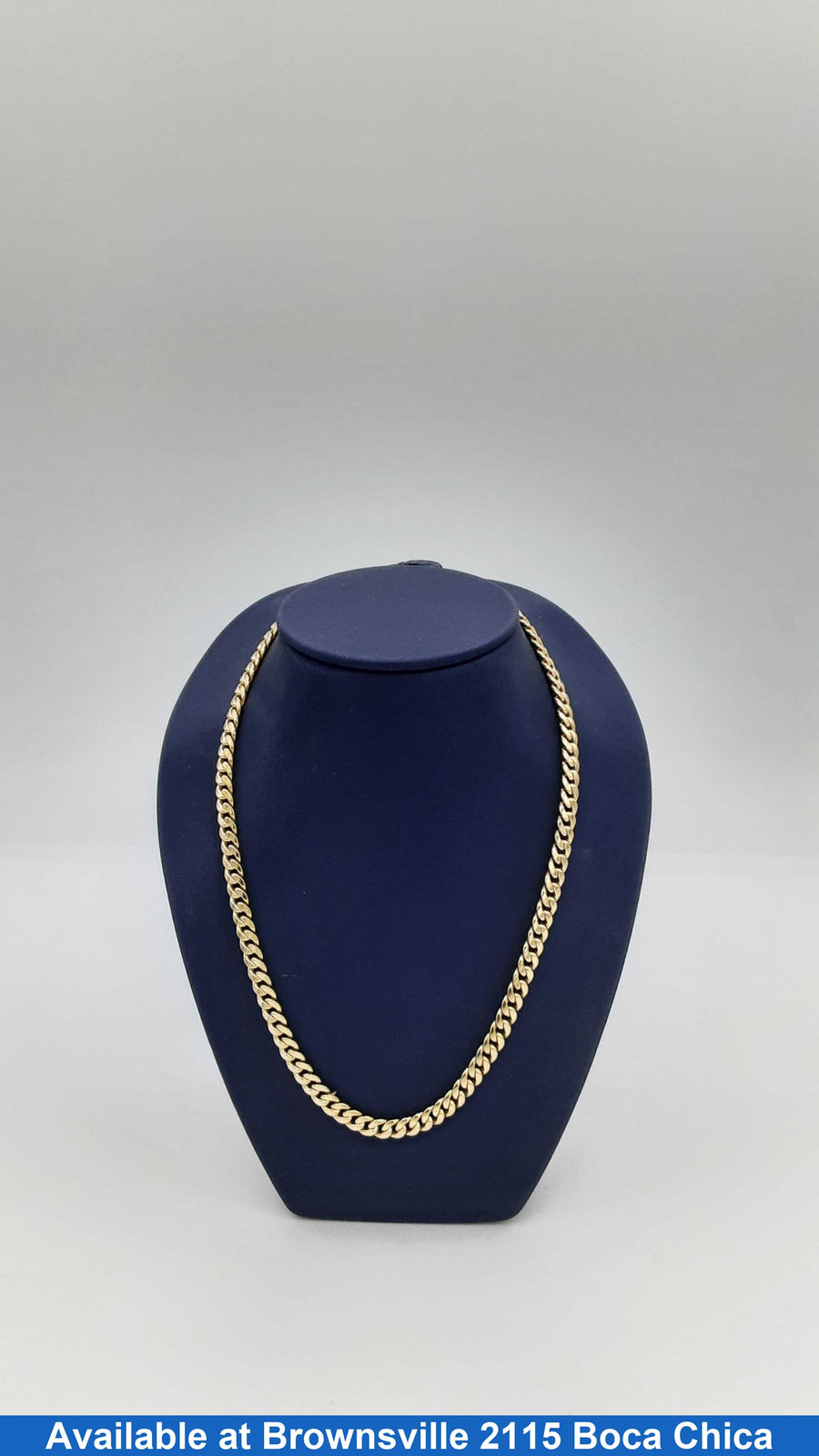Cuban Link Chain - Yellow Gold 10k (.417) 14.1 grams 18 inch