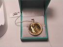 Coin Pendant - Yellow Gold 14k (.585) 5.7 grams