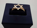 Women's Star Of David - Yellow Golden Size 8.5
