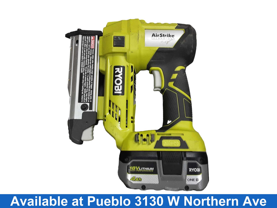 Ryobi P318 Green Cordless Brad Nailer