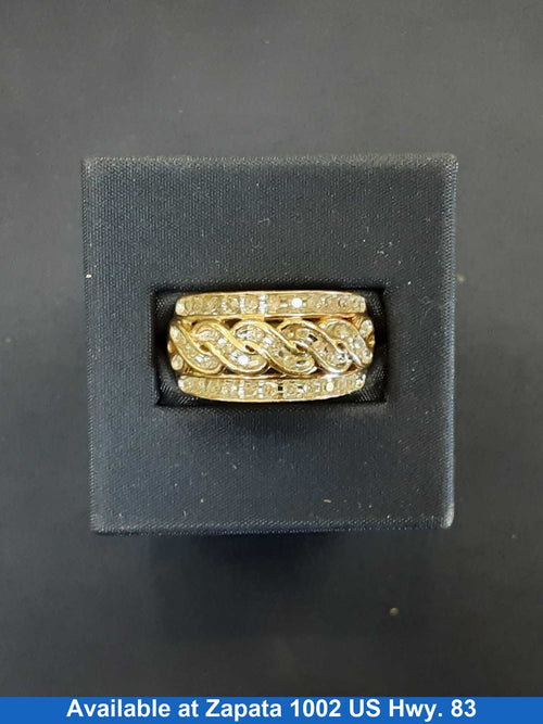 Women's Ring - Yellow Gold 10k (.417) 6.7 grams Size 20