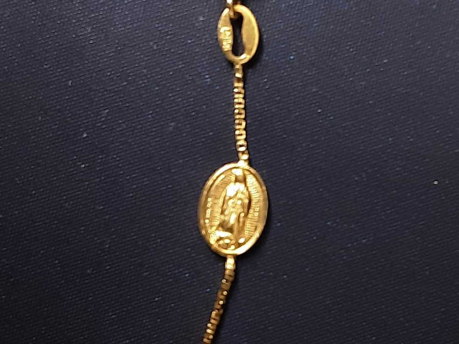 Bead Bracelet - Yellow Gold 14k (.585) 2.1 grams 6 inch