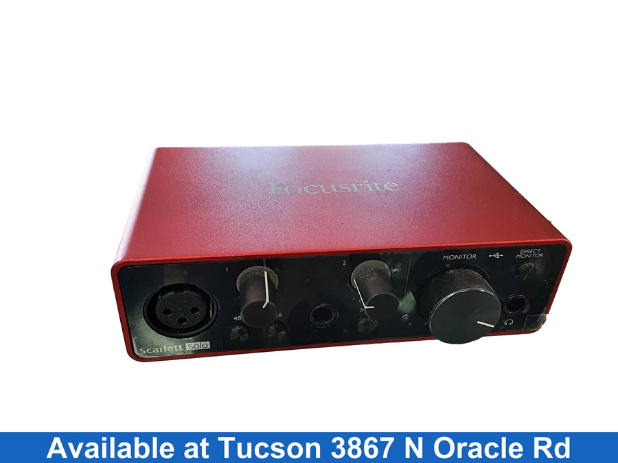 Focurite P71kuke158cc3 Red Generic Preamplifier