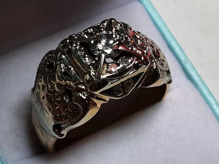 Men's Ring - Yellow Gold 14k (.585) 17.4 grams Size 14.5