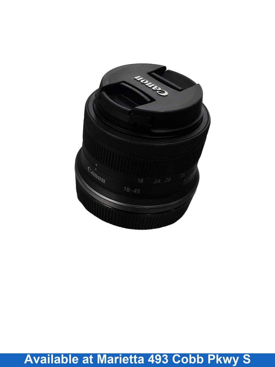 Canon Rf S18 Black Photographic Lens