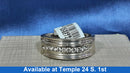 Ring - Wedding Band - White Gold 10k (.417) 5.8 grams Size 10