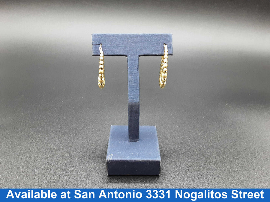 Shrimp Earrings - Yellow Gold 10k (.417) 3.3 grams