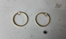 Hoop Earrings - Yellow Gold 14k (.585) 3.9 grams