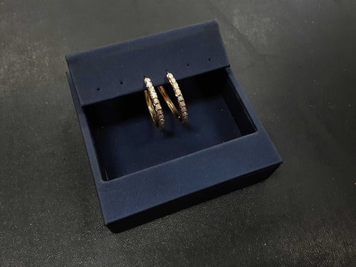 Hoop Earrings - Yellow Gold 14k (.585) 2.8 grams
