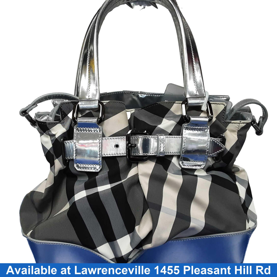 Burberry Silver Purse / Handbag