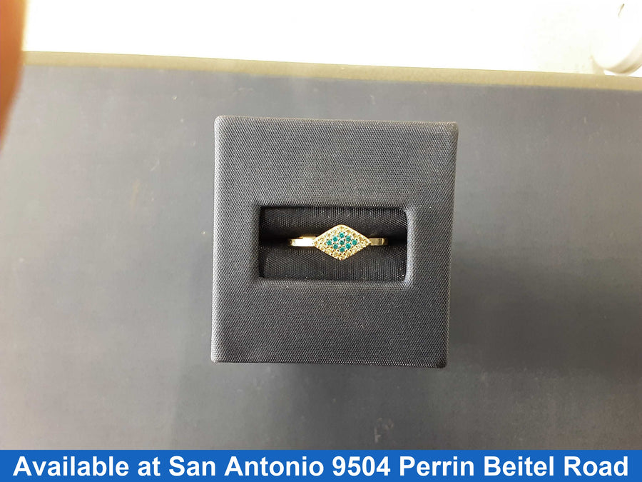 Women's Ring - Yellow Gold 10k (.417) 0.9 grams Size 20