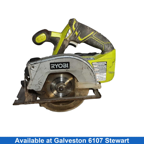 Ryobi P506 Yellow Cordless Circular Saw