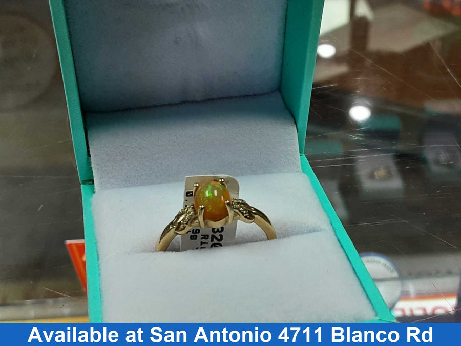 Women's Ring - Yellow Gold 10k (.417) 2.9 grams Size 6.5