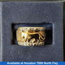 Women's Ring - Yellow Gold 10k (.417) 3.7 grams Size 7.5
