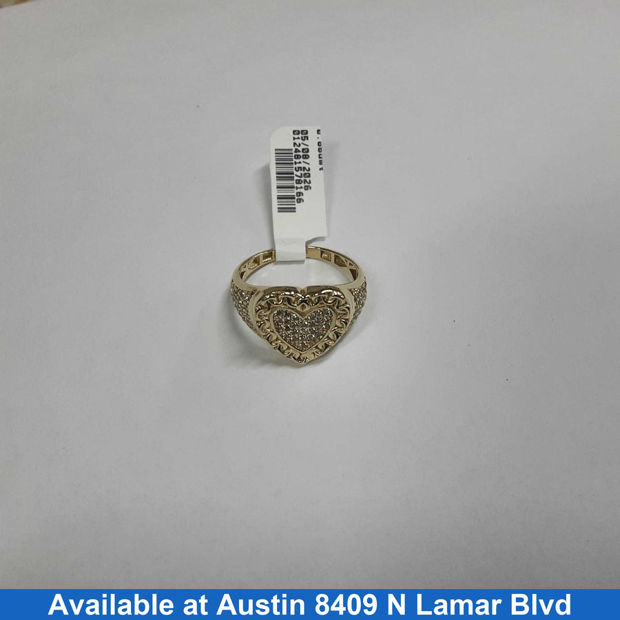 Women's Ring - Yellow Gold 14k (.585) 3.3 grams Size 9