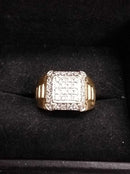 Men's Ring - Yellow Gold 10k (.417) 5.5 grams Size 7