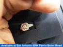 Men's Ring - White Gold 14k (.585) 4.3 grams Size 7