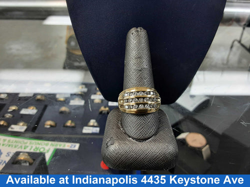 Ring - Wedding Band - Yellow Gold 10k (.417) 6.8 grams Size 9.5