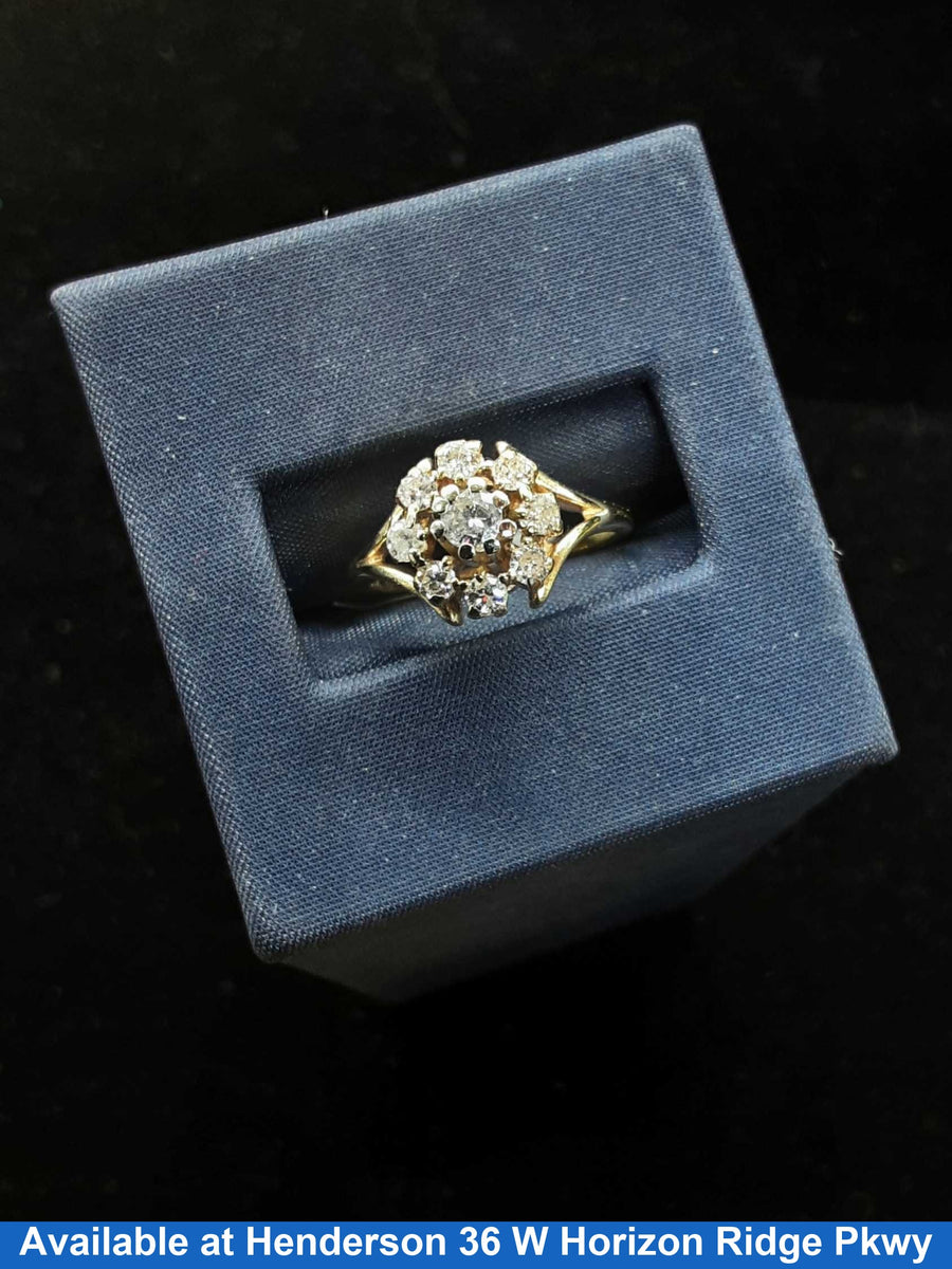 Women's Ring - Yellow Gold 14k (.585) 3.3 grams Size 7
