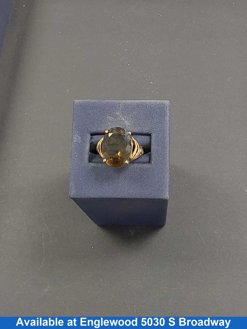 Women's Ring - Yellow Gold 10k (.417) 5.1 grams Size 6.5