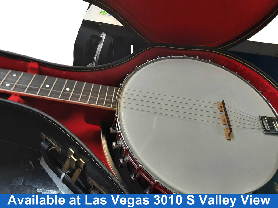 Washborn Gold Eagle Americano Beige / Tan Banjo