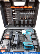 Debbeiss Blue Cordless Impact Drill