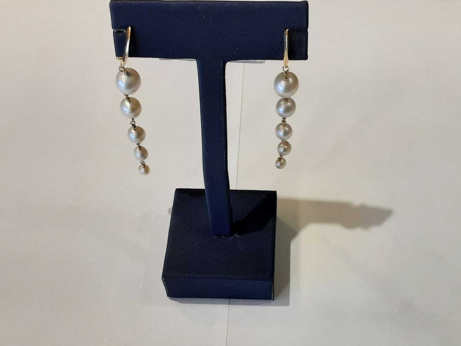 Pearl Earrings - Yellow Gold 10k (.417) 2.8 grams