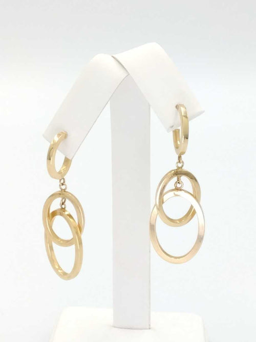 Hoop Earrings - Yellow Gold 10k (.417) 3 grams