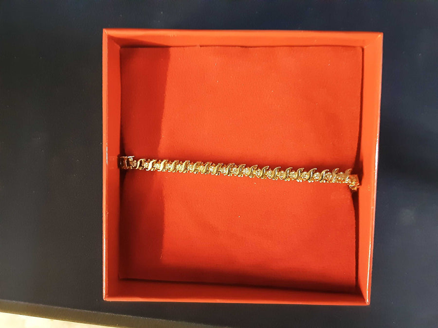Tennis Bracelet - Yellow Gold 10k (.417) 11.4 grams 7 inch