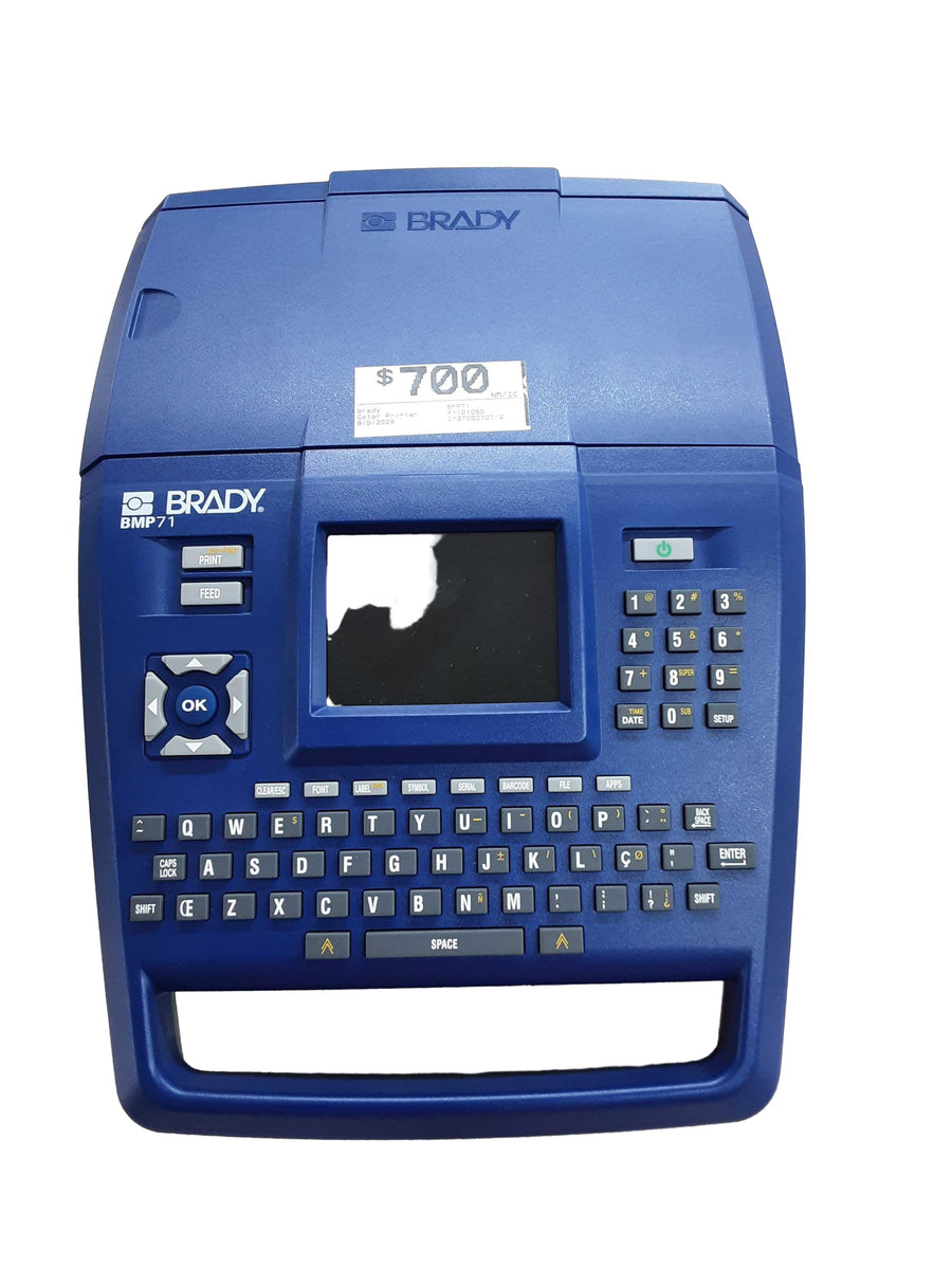 Brady Bmp71 Blue Printer