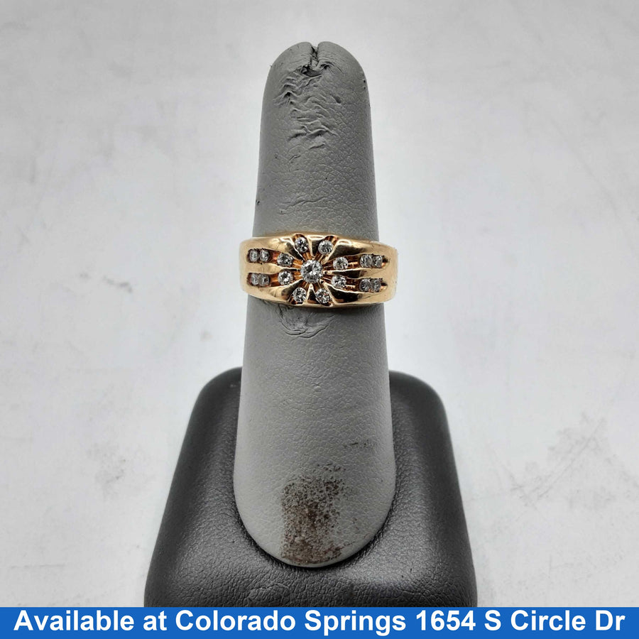 Men's Ring - Yellow Gold 10k (.417) 5 grams Size 6.5