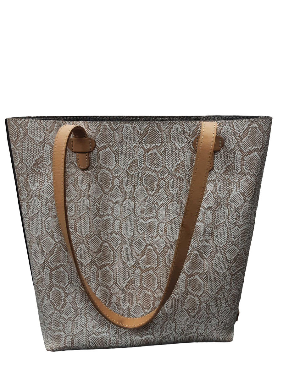 Conseula Snake Skin Beige / Tan Purse / Handbag