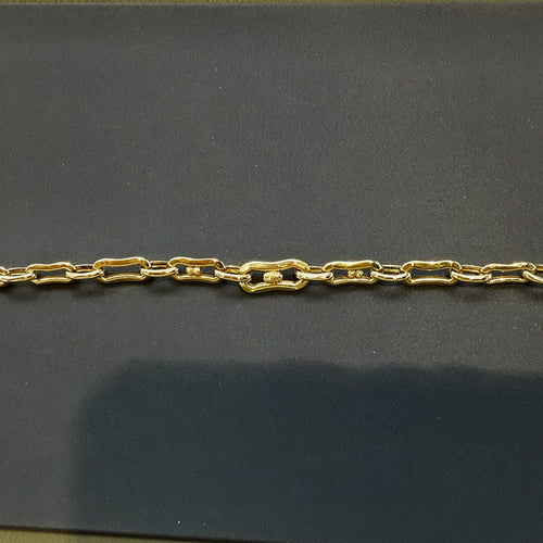 Cable Bracelet - Yellow Gold 14k (.585) 6.7 grams 14 inch