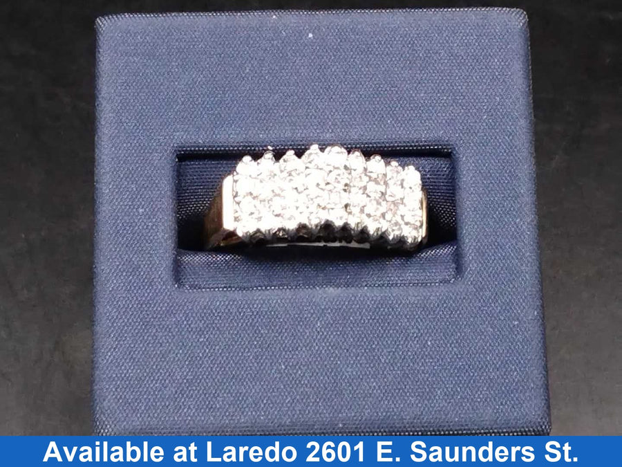Women's Ring - Yellow Gold 10k (.417) 4 grams Size 8