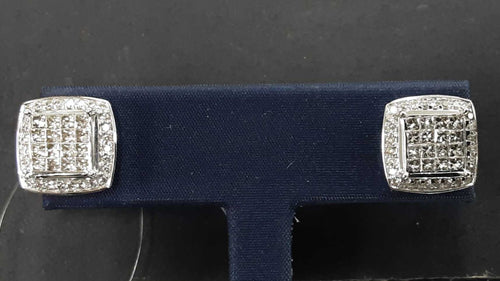 Earrings - White Gold 14k (.585) 4.8 grams