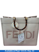 Fendi Leather Sunshine Beige / Tan Purse / Handbag