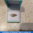 Ring - Engagement Set - Yellow Gold 14k (.585) 4 grams Size 7.5
