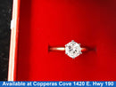 Women's Ring - Solitaire - Yellow Gold 14k (.585) 2.2 grams Size 7