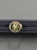 Men's Ring - Yellow Gold 10k (.417) 12.2 grams Size 13