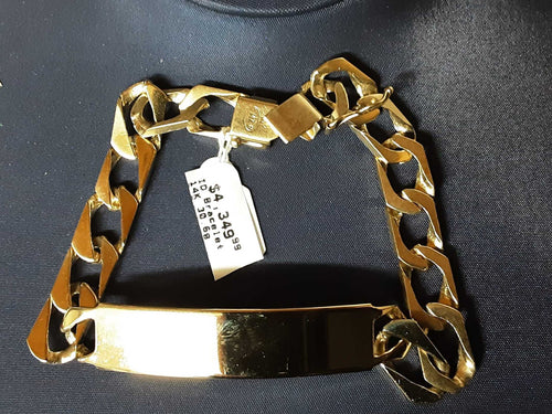 ID Bracelet - Yellow Gold 14k (.585) 30.6 grams 8 inch