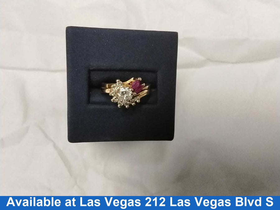 Women's Ring - Yellow Gold 14k (.585) 6.6 grams Size 20