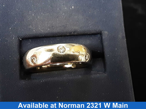 Women's Ring - Anniversary - Yellow Gold 14k (.585) 7.5 grams Size 7