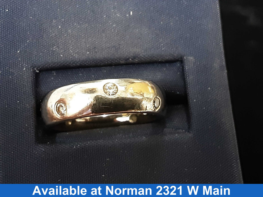 Women's Ring - Anniversary - Yellow Gold 14k (.585) 7.5 grams Size 7