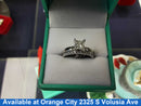 Ring - Engagement Set - White Gold 14k (.585) 5 grams Size 7