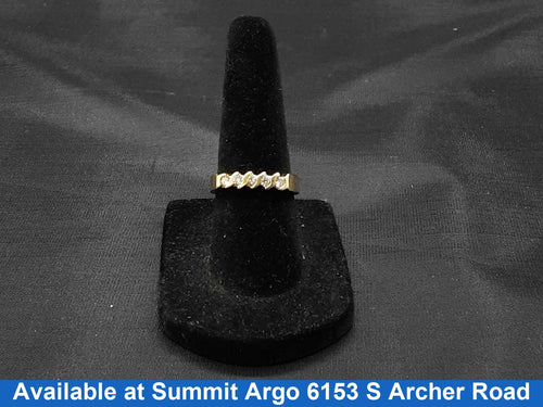 Ring - Wedding Band - Yellow Gold 14k (.585) 3.3 grams Size 5
