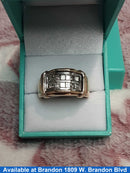 Men's Ring - Yellow Gold 10k (.417) 13 grams Size 11