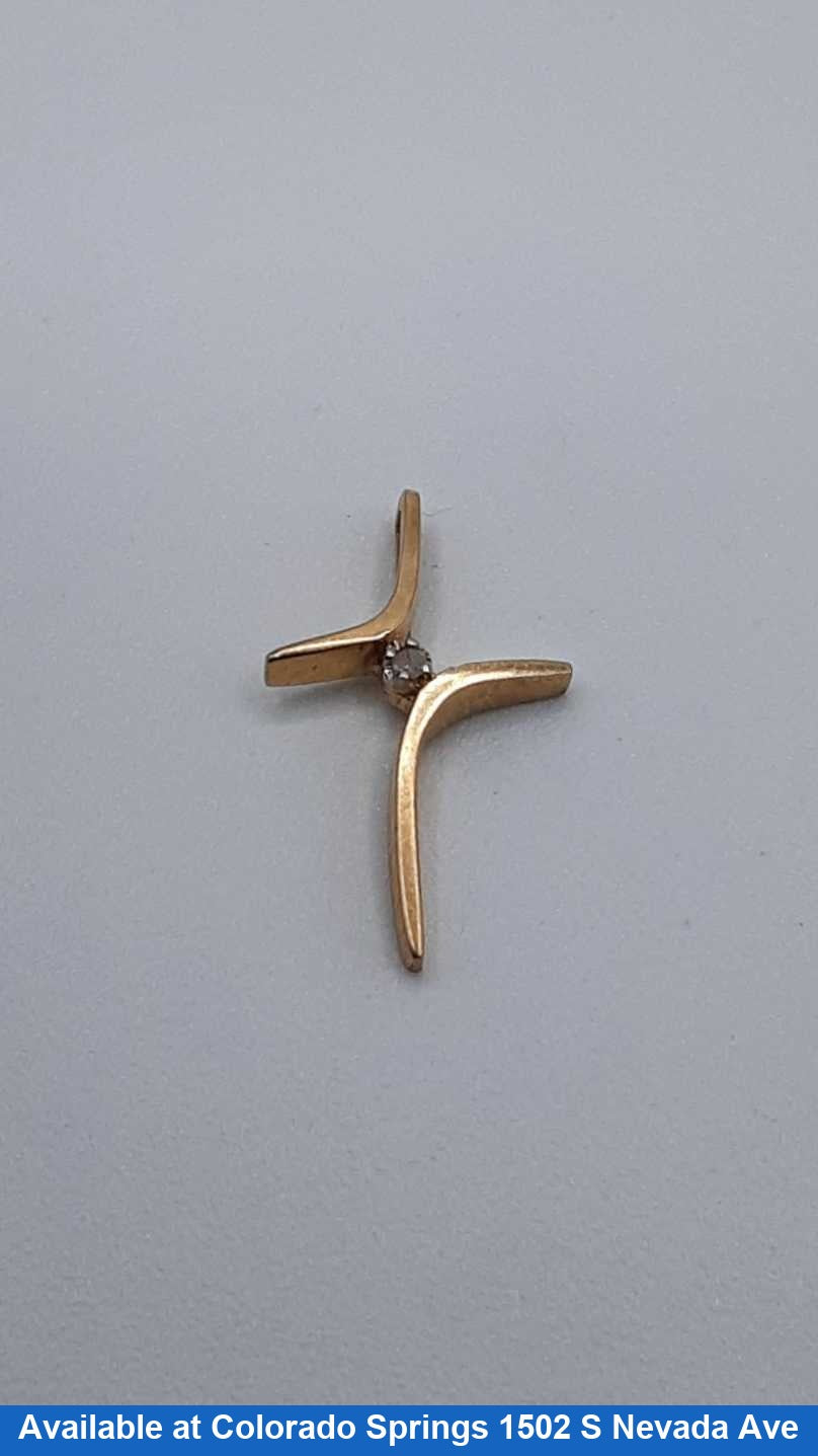 Religious Pendant - Yellow Gold 10k (.417) 0.8 grams