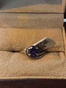 Women's Ring - Solitaire - Yellow Gold 10k (.417) 1.6 grams Size 7